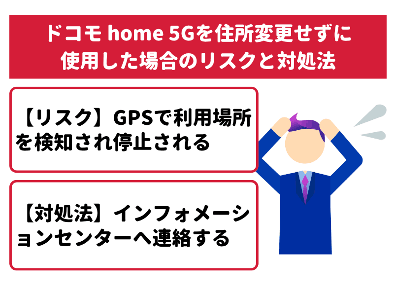 ドコモ home 5Gを住所変更せずに使用した場合のリスクと対処法